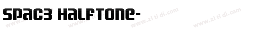 Spac3 halftone字体转换